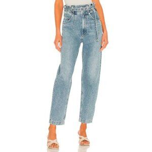 AGOLDE Riya Traffic Elasticated Peg Jeans *MISSING BELT*